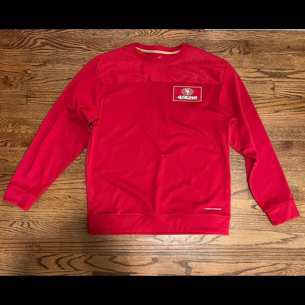 Majestic 49ers thermabase sweatshirt